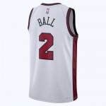 Chicago Bulls Trikot Lonzo Ball 2 Nike 2022-23 City Edition Weiß Swingman - Herren